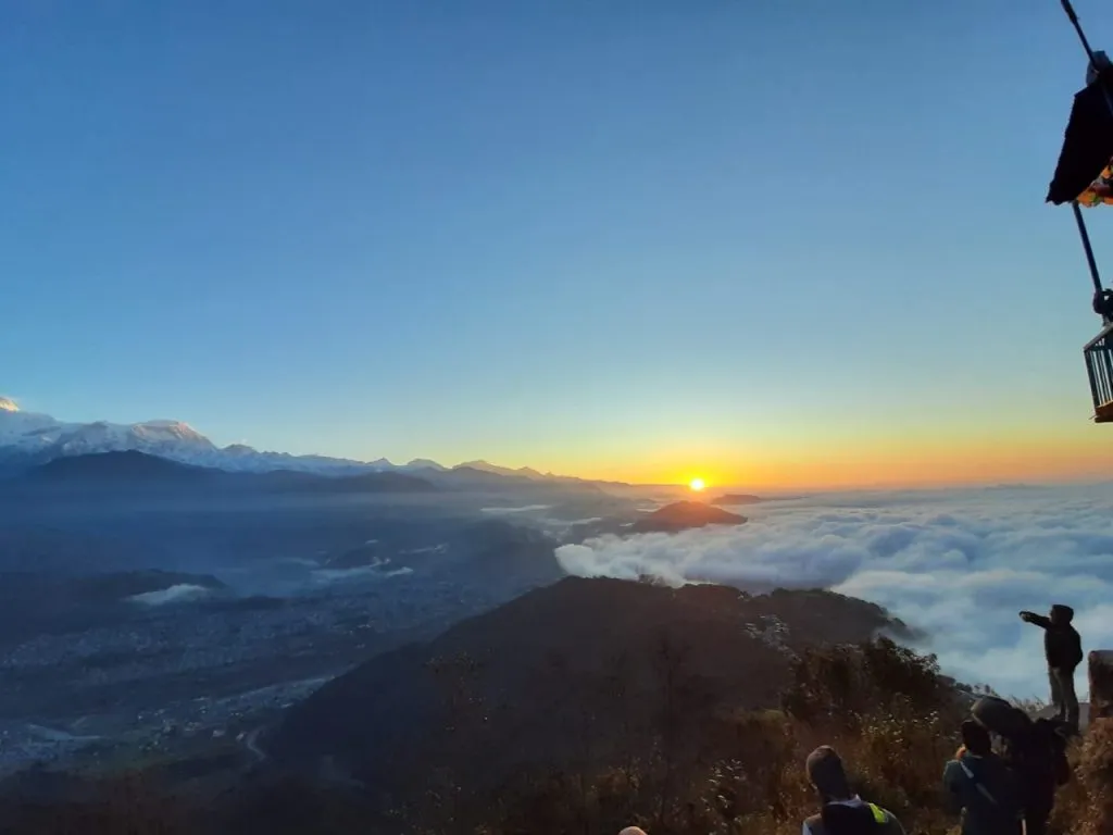 Pokhara World Peace Pagoda sunset tour
